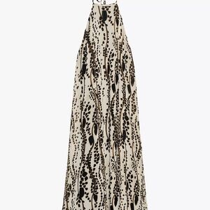 Zara Black and Cream Maxi Dress